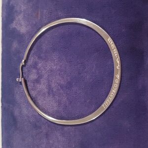 Tiffany & Co. sterling Elsa Peretti hoop earring